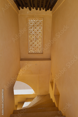 mangrove-pole (danchal) ceiling