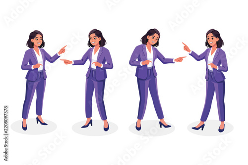business women characters illustrations