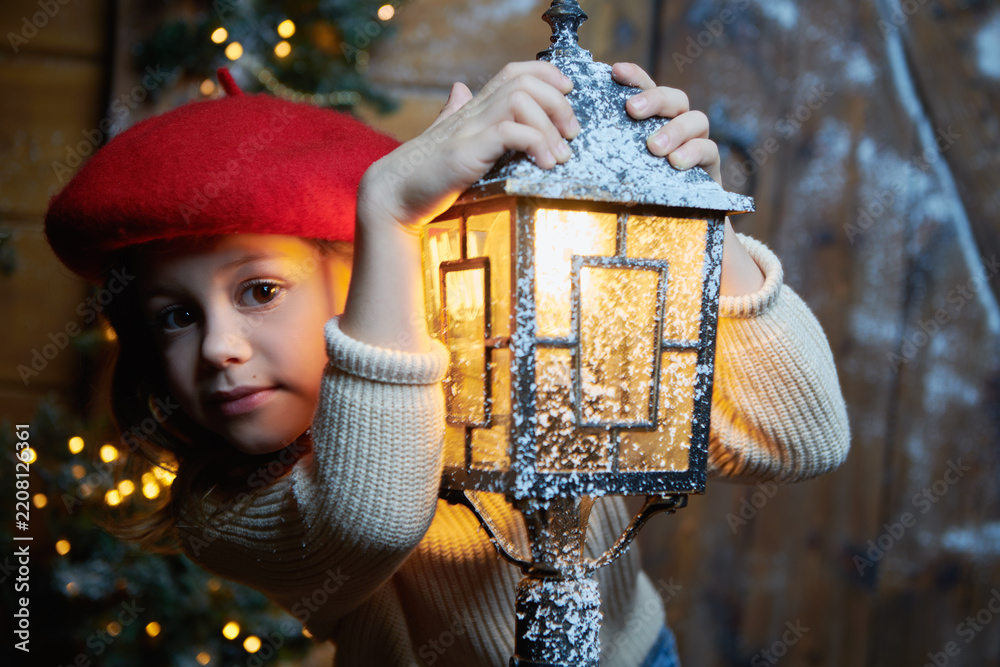Obraz premium Lantern Magic Christmas