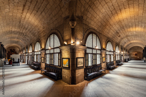 Interior of San Augustin Church, Historic Baroque Church in Intramuros, Manila, Philippines