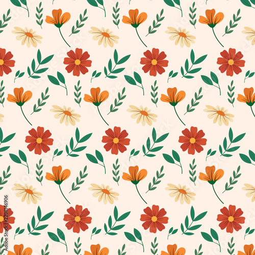 Minimalist Wildflower Line Art