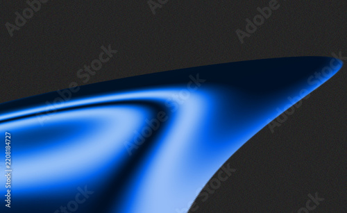 iridescent glass shape, abstract glass waves, blue light reflections, sleek flowing glass, modern digital backdrop, futuristic liquid texture, dark elegant background, glossy 3D forms