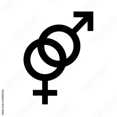 All gender symbol icon vector image
