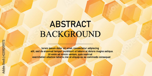 Abstract hexagon shape background. Modern futuristic geometric hexagonal elements. Graphic design. Science and technology concept. Suit for medical, banner, website, presentation, business. eps 10