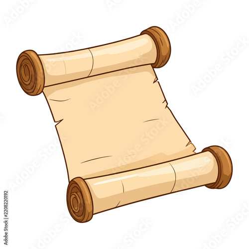 Stary pergamin papirus ilustracja