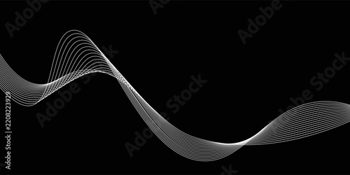 Futuristic perspective grid box. Abstract wireframe with white grid line on black background. eps 10. art  ideas