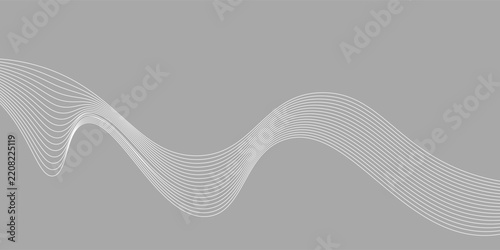 Futuristic wave abstract background. Modern shining white wave lines design
 modern
