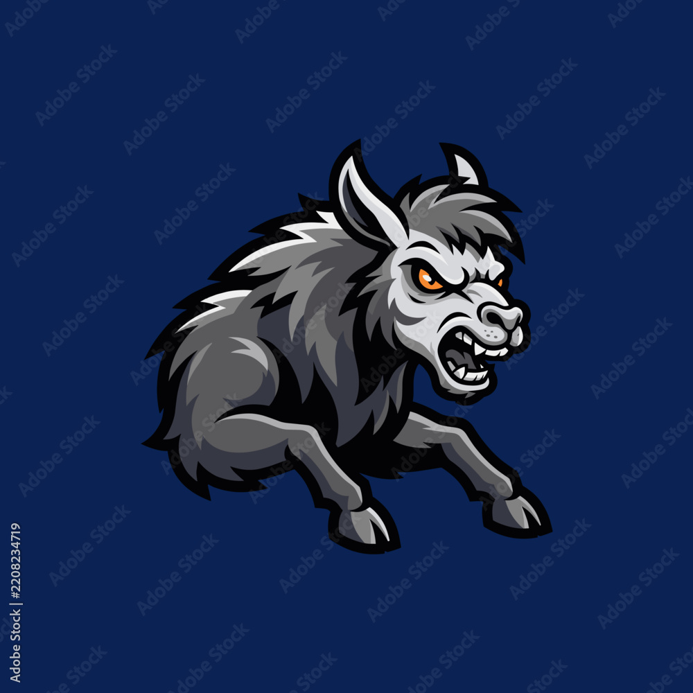 Obraz premium Angry Llama