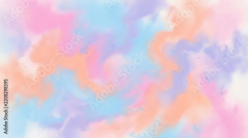 Soft watercolor abstract blend background