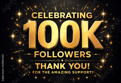Celebration Graphic Design For Social Media Milestone Achievement Announcement