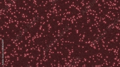 Panel de luz con destellos de color rojo