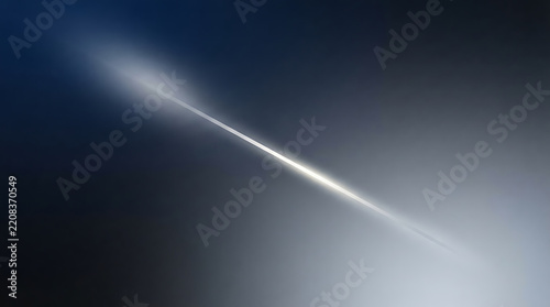 deep navy blue fading to cool silver gradient background, film grain texture overlay, bright silver light streak diagonal, smooth cool premium transition, corporate luxury atmosphere, abstract minimal
