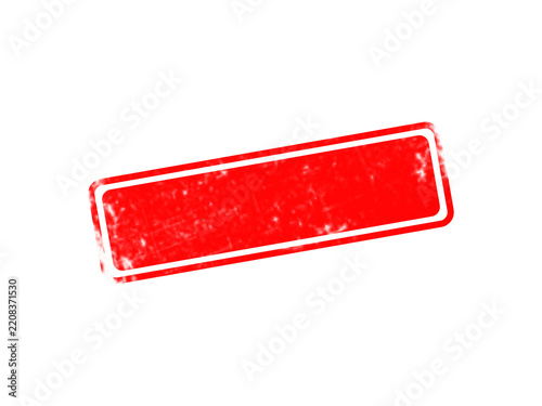 A bright red rectangular shape with rounded corners and a thin black outline, centered on a solid black background, simple geometric icon isolated on a transparent background