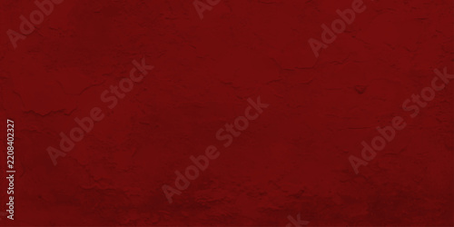 Abstract dark red stucco wall texture deep crimson plaster cement surface vector background for rustic vintage graphic design