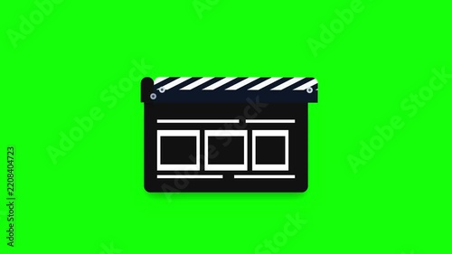 Director Clapperboard Opening and Closing Smoothly