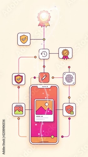 Digital media authentication workflow with secure verification