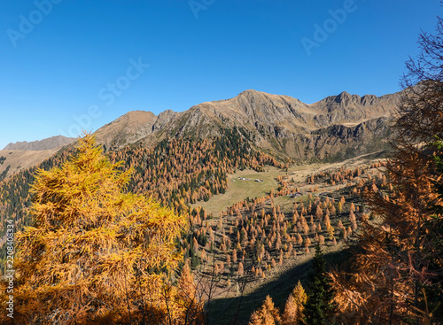 Herbstwanderung am Hirzer bei Meran in Südtirol