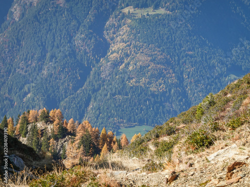Herbstwanderung am Hirzer bei Meran in Südtirol