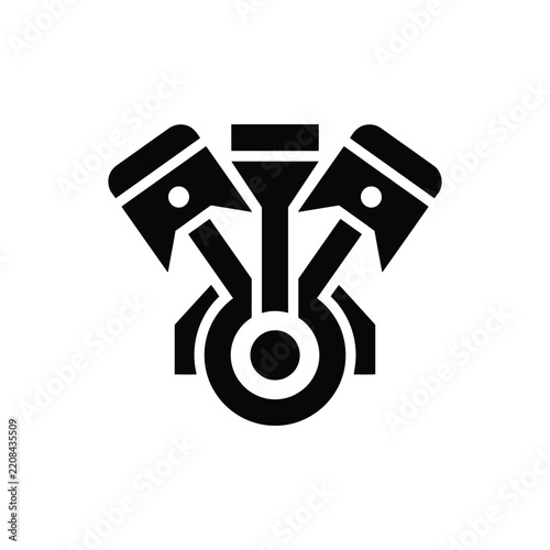 Obraz na plátně Stylized Transformers Autobot Symbol Vector Icon