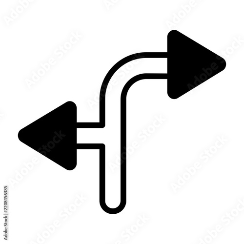 Direction Arrow Vector Icon