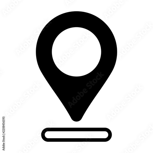Pin Drop Vector Icon