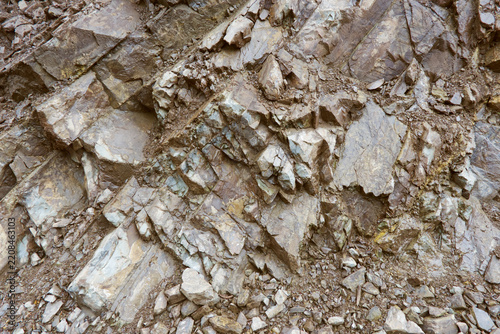 Layered Sedimentary Rock Strata and Earth Layers