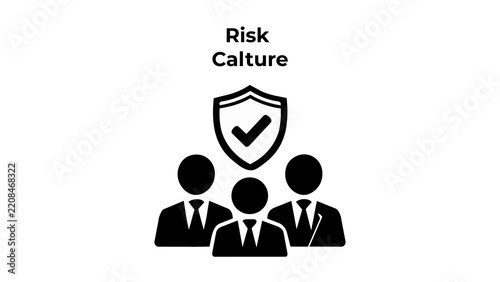 Risk supply chain logistics icon