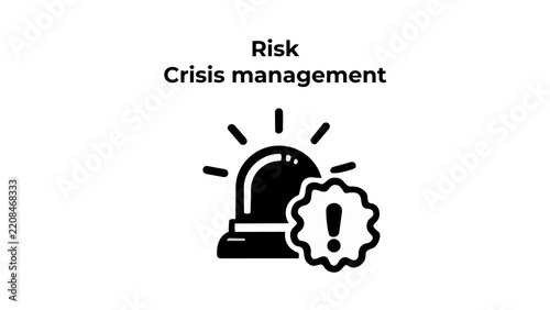 Risk regulatory management compliance icon