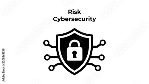 Risk forecasting analytics icon