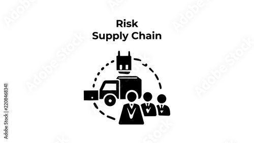 Risk stakeholder management icon