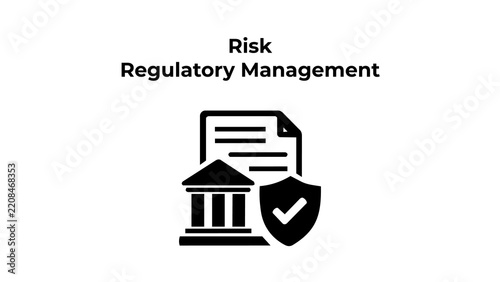 Risk early warning alarm clock icon