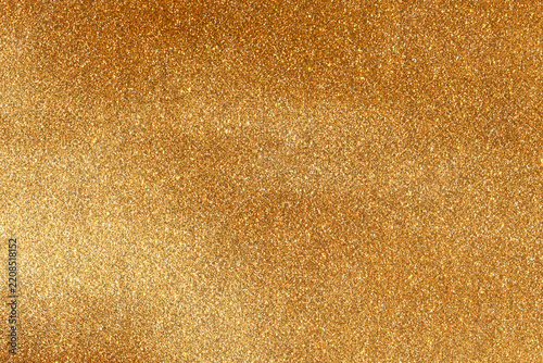 Luxurious golden glitter texture background for elegant festive holiday marketing and design