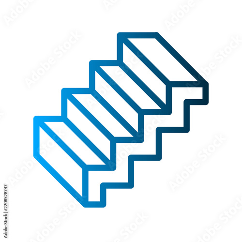 Stairs icon design template
