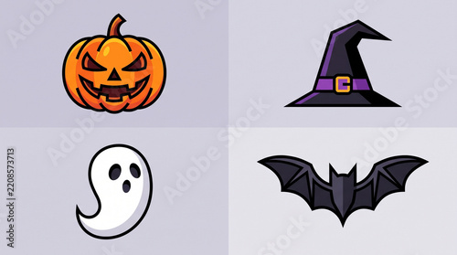halloween pumpkin set