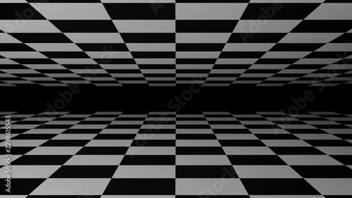 black and white chess board