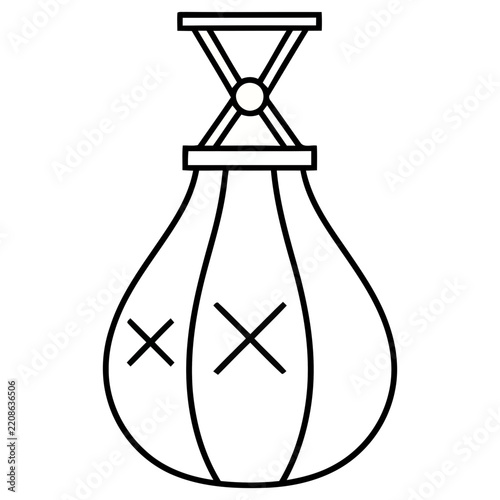 Punching bag icon
