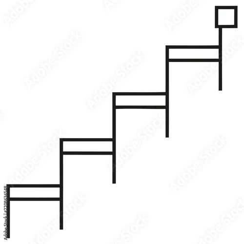 Simple Staircase Icon