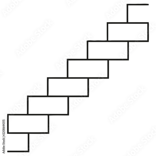Simple Staircase Illustration