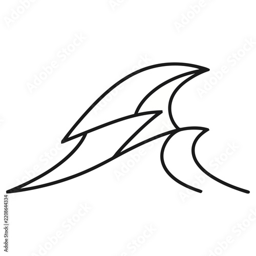 Stylized Wave Icon