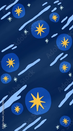 seamless background with stars
