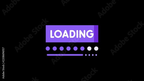Pink Loading Spinner Progress Animation for Website and Mobile App UI Design