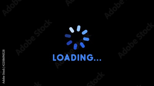 Modern Circular Loading Spinner Animation for Web UI and Video Projects