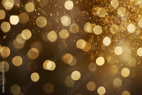 Blurred Soft Gold Background with Luxurious Glittering Light for Elegant Festive Celebrations Holiday Designs and Premium Decorations
