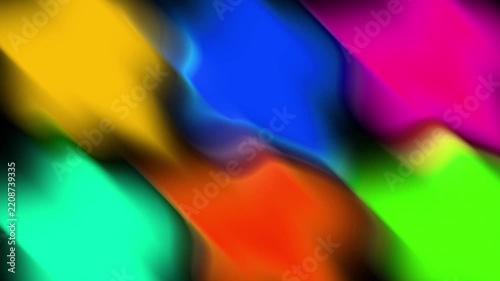 Vibrant abstract motion background, with liquid neon, gradient colors and, smooth flowing waves