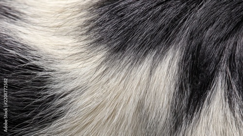 luxurious macro texture of panda fur, entire frame filled with incredibly soft dense black and creamy white fur, fluffy tactile fibers creating