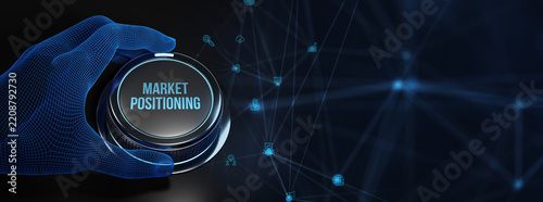 Business. Technology. Internet. Marketing. Market positioning. 3d illustration