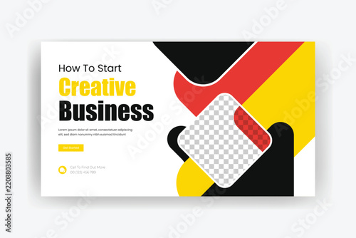 Modern Marketing Agency Business Banner Design