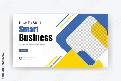 Modern Digital Marketing Corporate Banner Design 