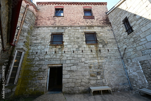 The inner walls of the Eastern State Penitentiary in Philadelphia that closed in 1971.