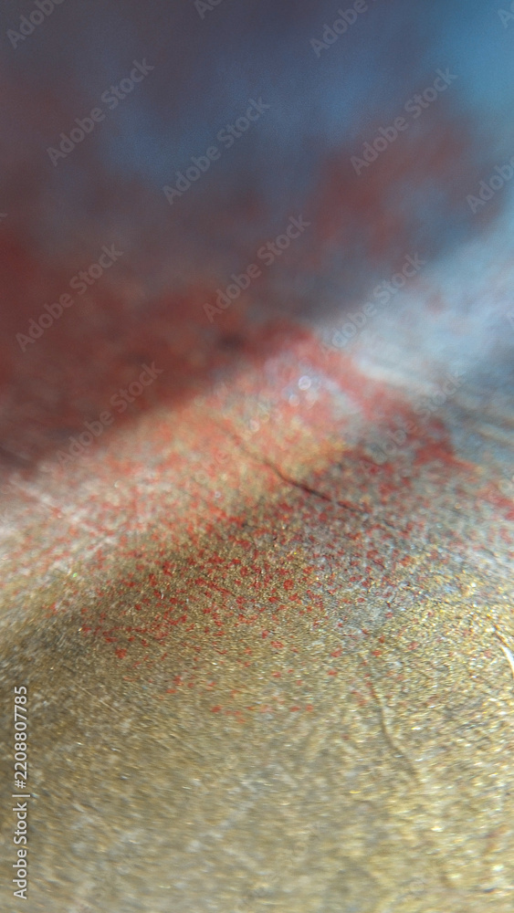 Fototapeta premium Abstract stone background with vertical red and blue gradients. Textured surface layout, artistic backdrop panel, color blend marble vertical finish.